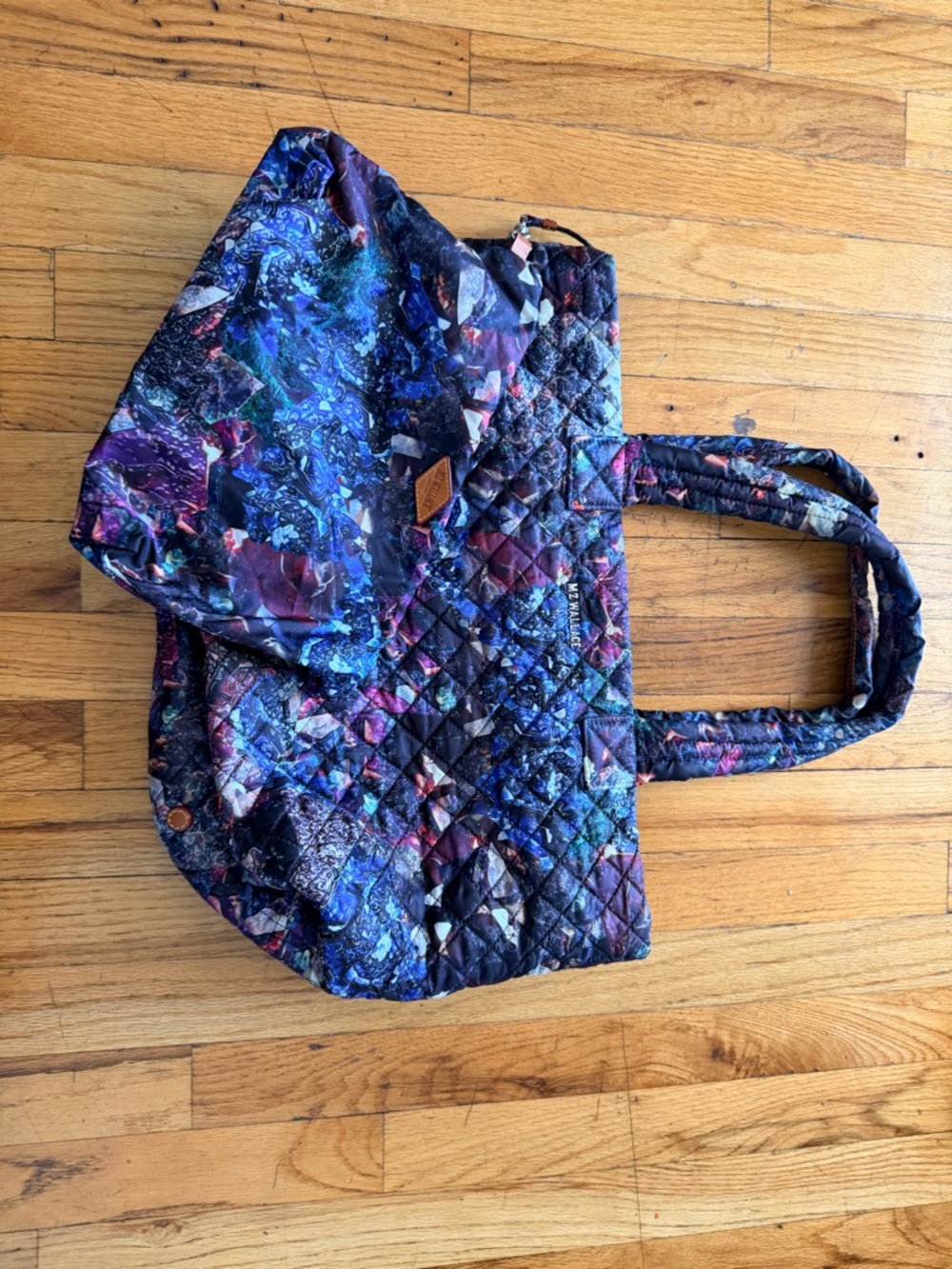 MZ Wallace Quilted Tote in Multicolor Print